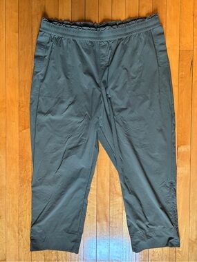 EUC Columbia Green Tapered Leg PFG Uncharted Pull-On Pants | Women’s Plus XXL 2X